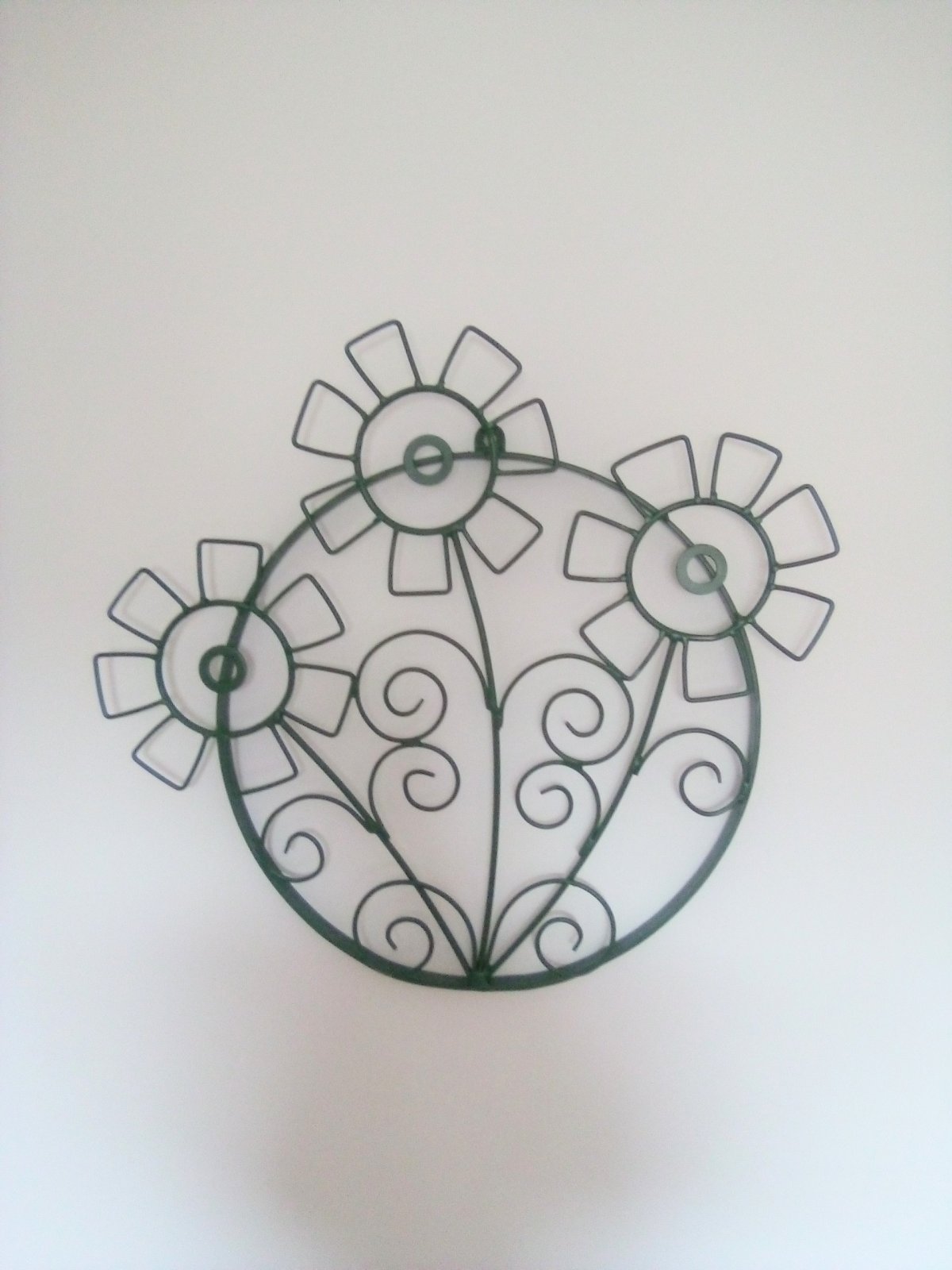 Metal Wall Hanging Flowers 