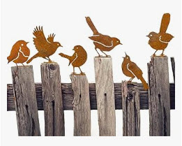 Metal Bird Silhouettes