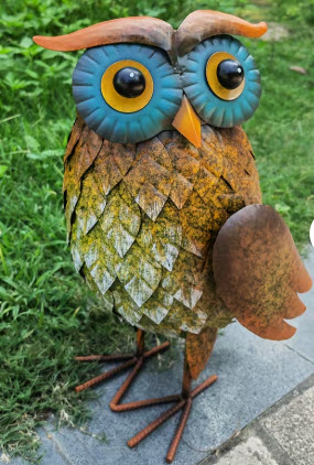 Metal Owl Statue Metal Owl Statue