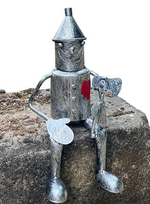 Metal Heron Garden Art Statues.