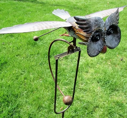Outdoor Metal Flying Owl Outdoor Metal Flying Owl