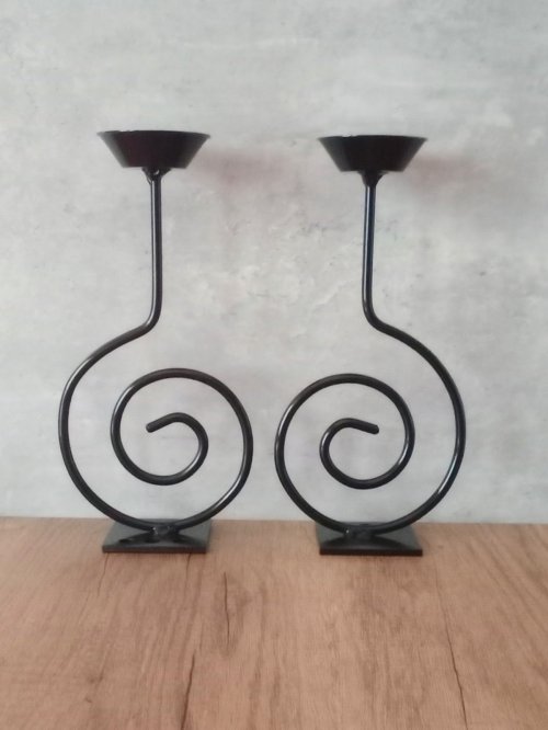 Scroll Candle Holders 