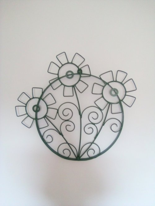 Metal Wall Hanging Flowers 